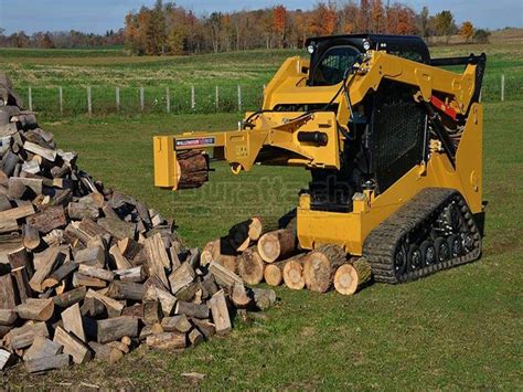 wood splitters for skid steer|skid steer mounted log splitter.